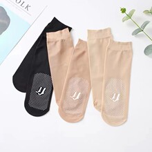 春夏薄款隐形短丝袜女士点胶防滑防掉跟透气夏天短筒袜子地摊批袜