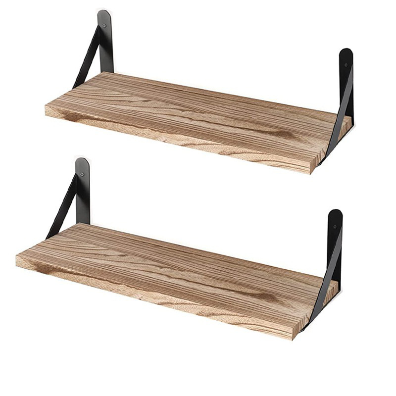 Estante de almacenamiento en la pared Estante de almacenamiento de baño Estante de almacenamiento de madera maciza Estante de almacenamiento de pared Estante de almacenamiento de dormitorio Estante de almacenamiento decorativo simple Estante de almacenamiento image 7