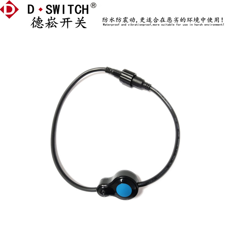 供应德崧D-SWITCH密封IP68带线一体带信号指示灯户外防水开关