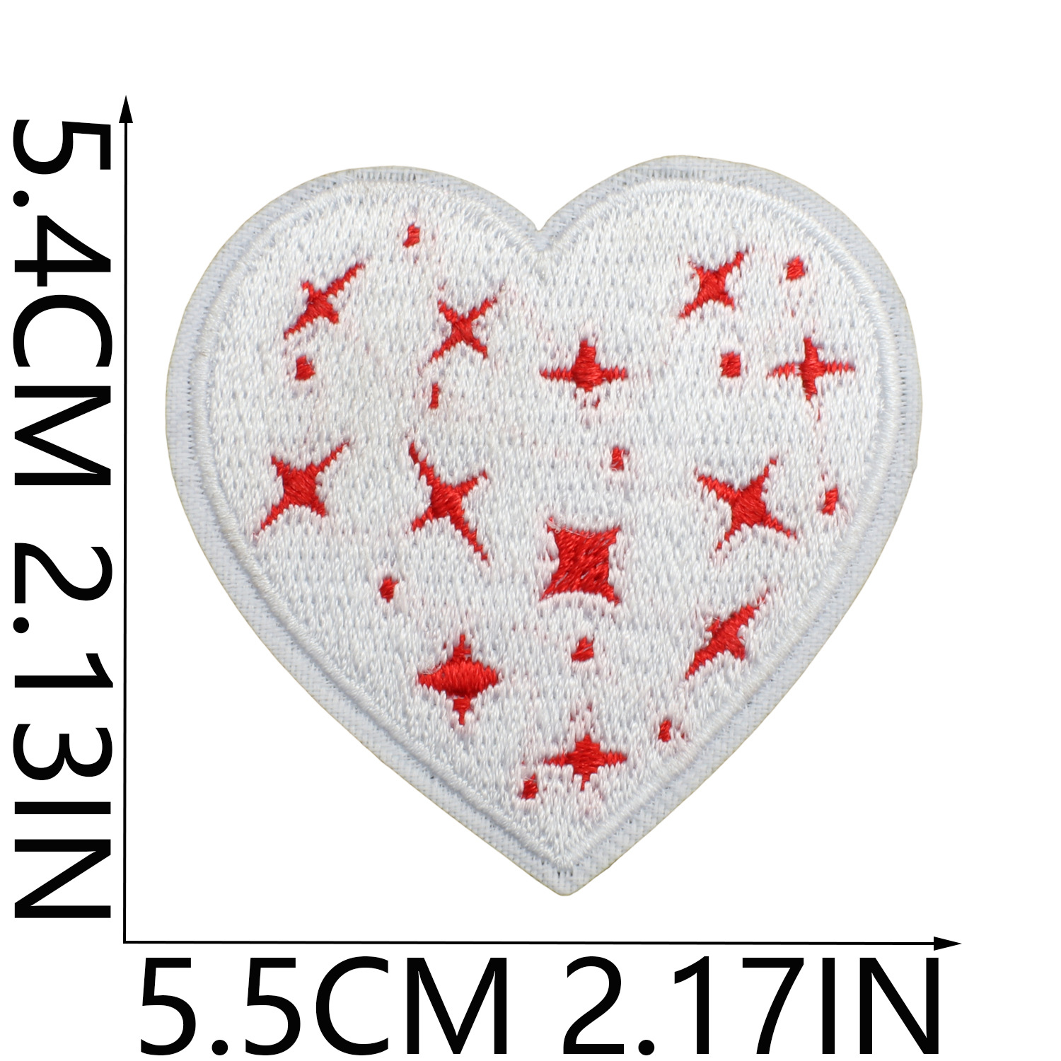 3g Weight Clothing Sticker Patches Classification 1 Piece Quantity Dacron thread Material Valentine'S Day Festival Heart Shape Pattern Casual, Elegant, Simple Style Style Embroidery Craft 1 Piece Casual Elegant Simple Style Heart Shape Dacron Thread Clothing Sticker Patches 14