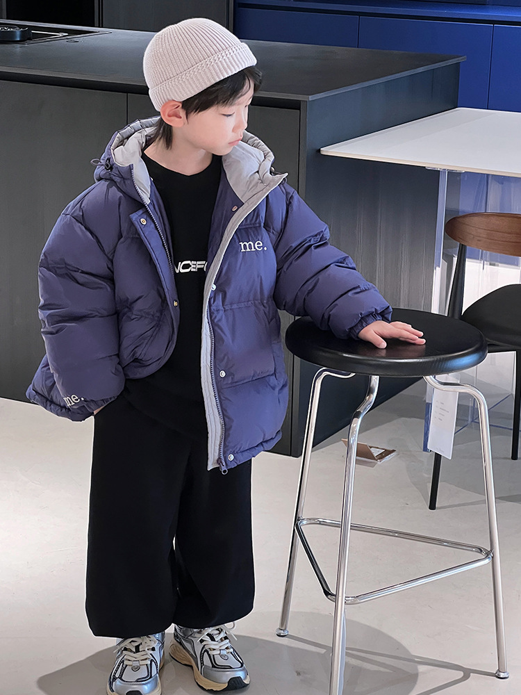 McCarthy ropa para niños chaqueta de plumón para niños chaqueta de invierno nuevo estilo coreano para niños grandes chaquetas blancas al por mayor