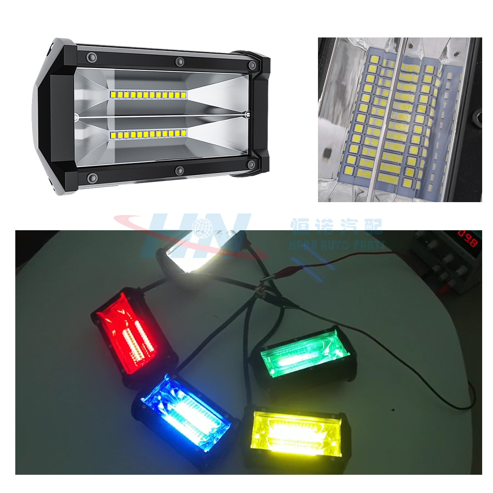 Fuente de la fábrica luz de trabajo del coche camión luz de trabajo LED cinco colores opcionales