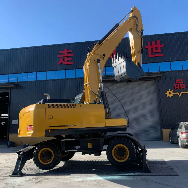 中大型轮式挖掘机 工程开荒挖掘破碎勾机轮胎抓木机 复杂地形可用