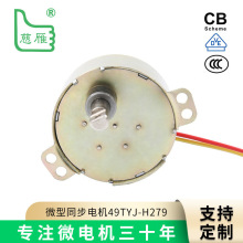 厂家定制永磁微型交流无刷同步电机静音风扇旋转灯箱烤箱烤架马达