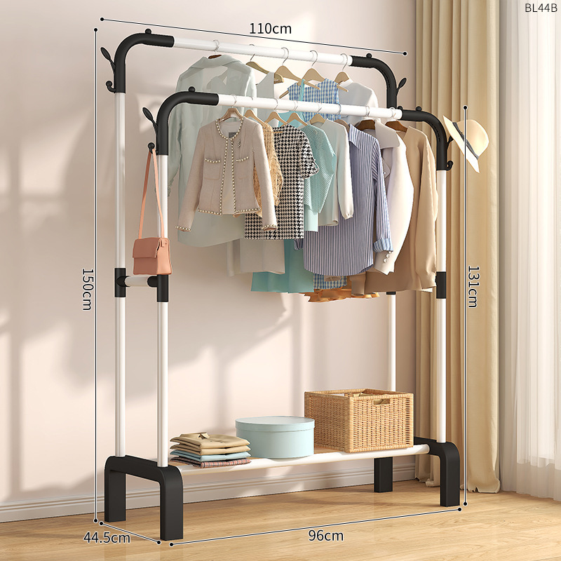 1.1m - 흰색 이중 극