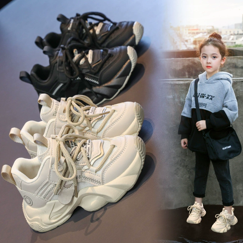 Сплошной цвет детской спортивной обуви весной 2025 года