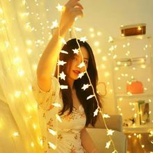 星星灯网红彩灯串小夜灯少女心装饰灯宿舍卧室串灯LED灯串闪灯