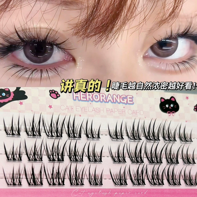 HERORANGE Comics, capacious dense realistic false eyelashes