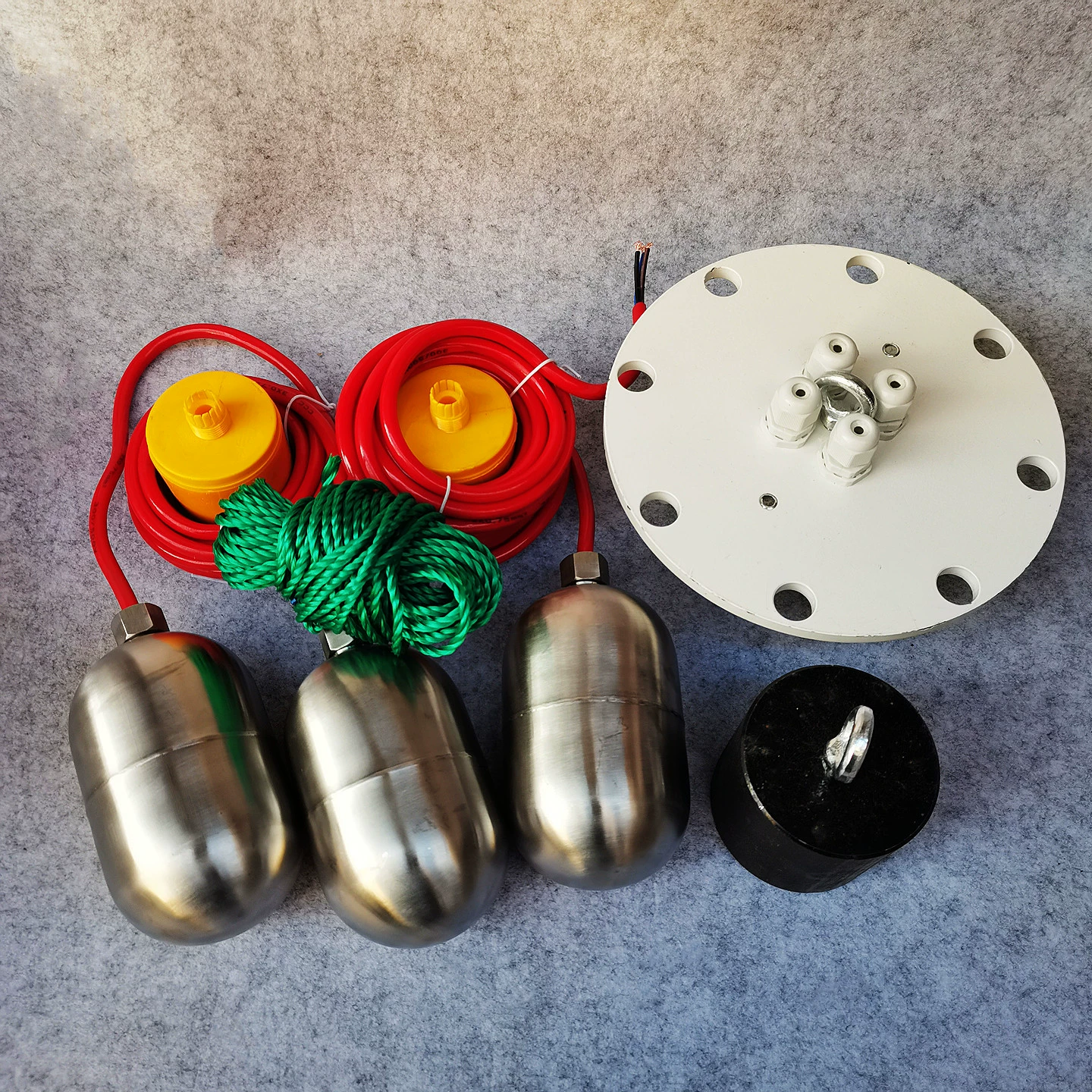 UQK-611 612 613 614 многоточечный подвесной кабельный поплавковый переключатель из нержавеющей стали, контроллер уровня воды