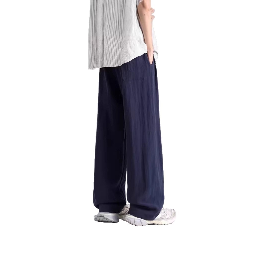 Pantalones casuales de verano transfronterizos Pantalones deportivos transpirables de hombre Pantalones de verano de lino delgados