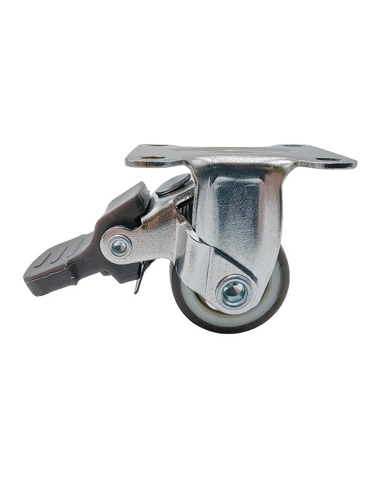 万向轮脚轮 橡胶TPR材质茶几餐台餐车轮家具盆栽 5个