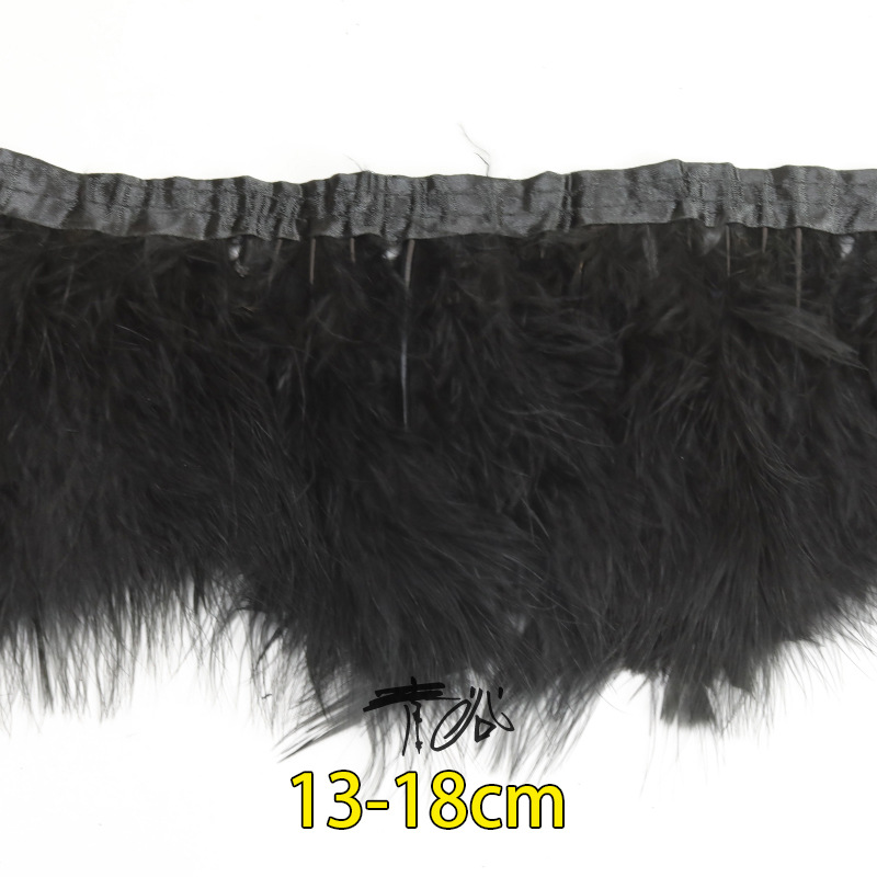 Plumas negras al por mayor DIY accesorios de decoración de ropa accesorios escenas de diseño de fábrica de plumas tienda directa