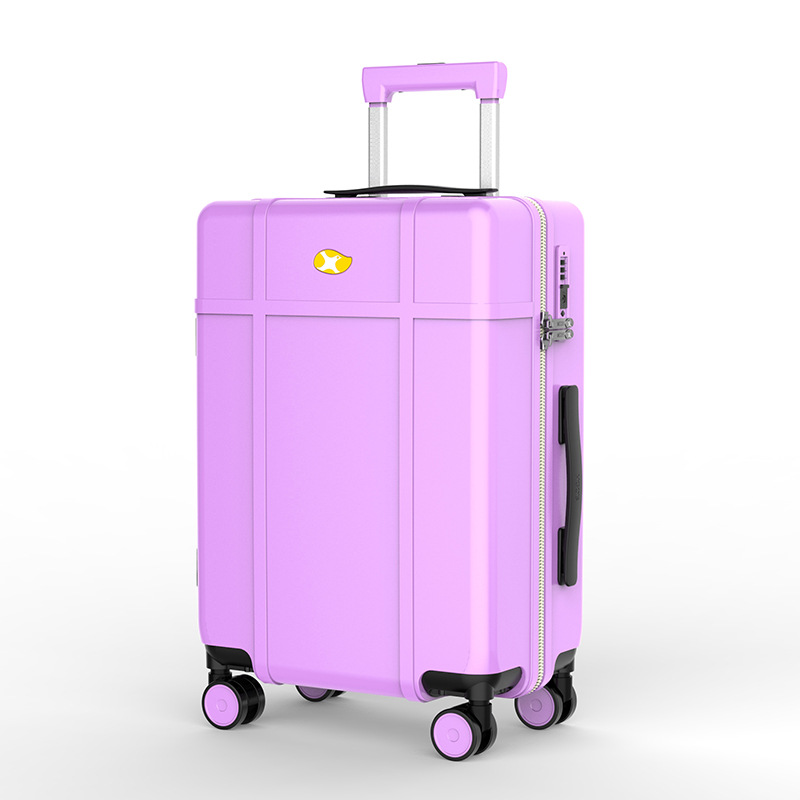 Vali kéo PC cao cấp Mango Bird chống rơi, bóng, có khóa mật mã, bánh xe xoay 360 độ êm ái — màu đen