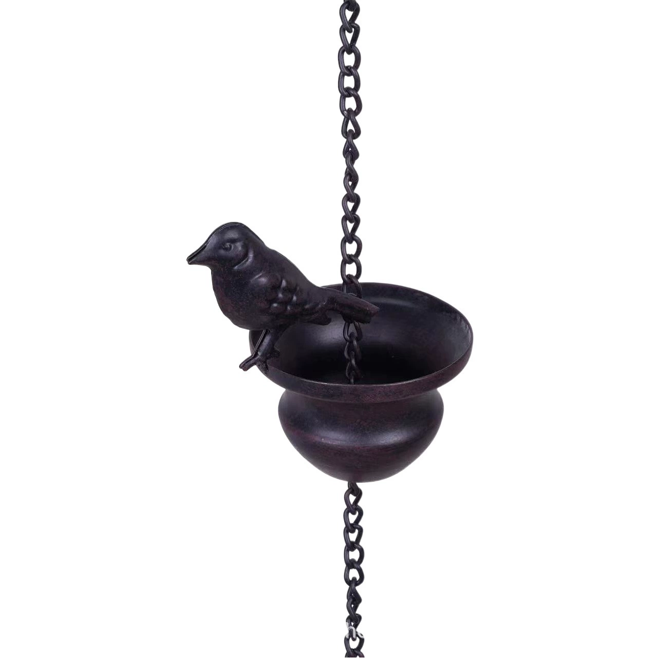 Декоративная цепочка для дождя в виде птицы, металлическая цепочка для дренажа, металлическая цепочка для виллы, птичья чашка, ветряной колокольчик, металлическое изделие