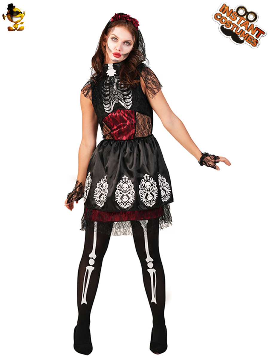 Halloween Adultos Esqueleto Femenino Disfraces