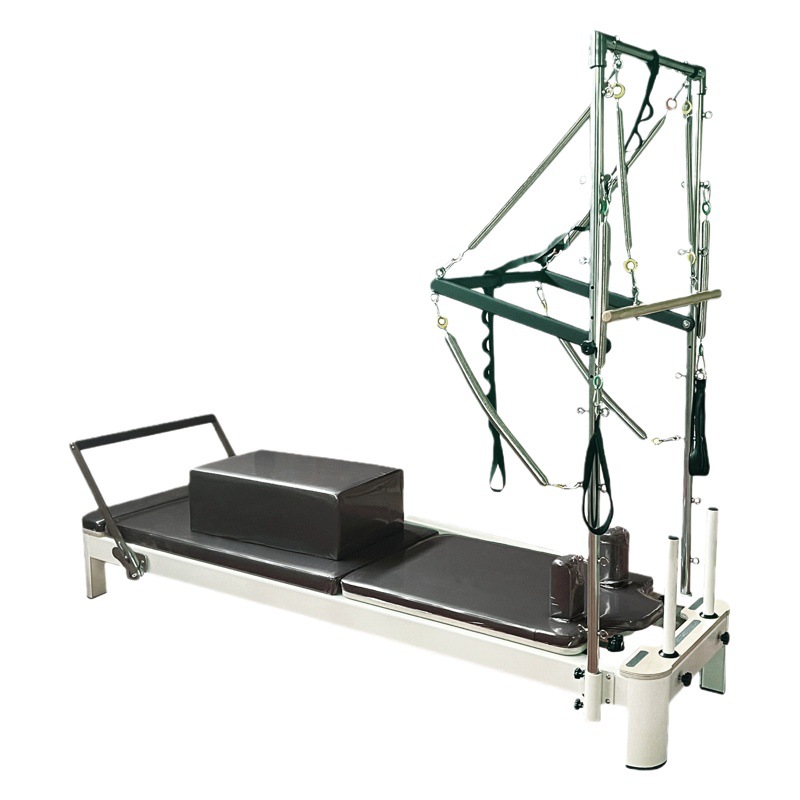 Cama pequeña de aleación de aluminio para Pilates, equipo de entrenamiento personal para estudio de yoga en casa, juego de cinco piezas, cama con núcleo de aleación de aluminio