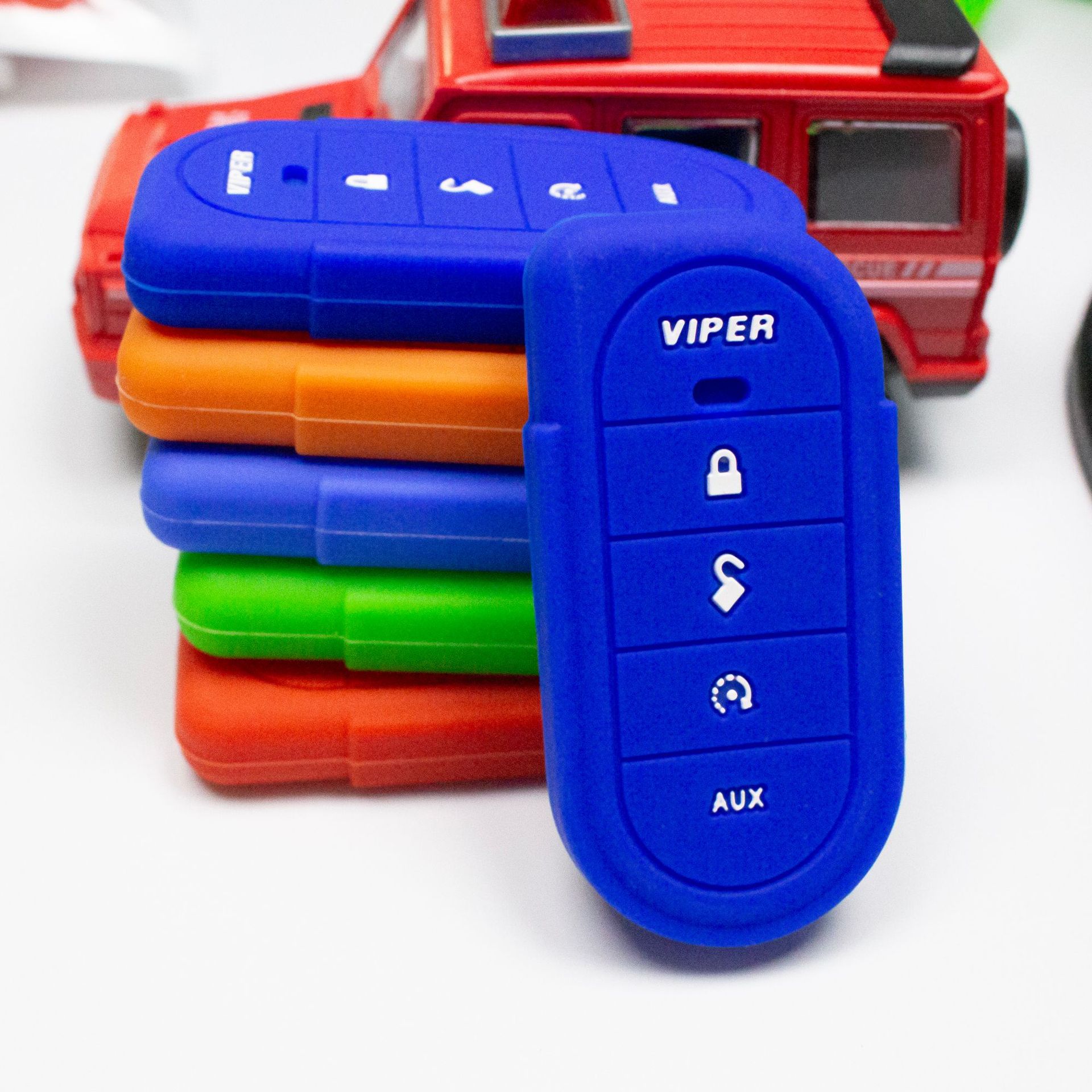 Russian protective cover car key cover silicone anti-theft device protective cover multi-color factory spot