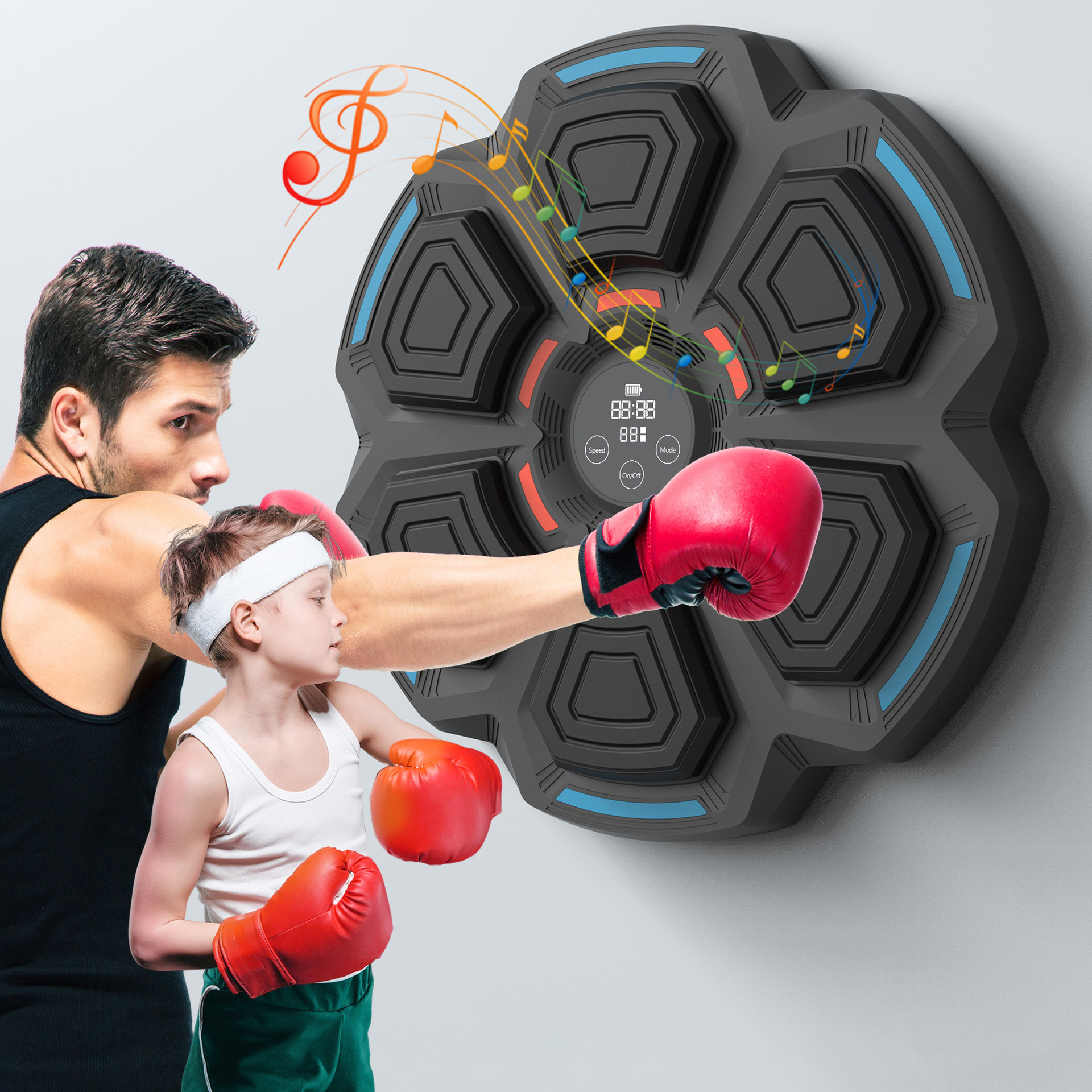 Smart Music Boxing Machine Electronic Boxing Target Reaction Target Wall Target Home Adult Fighting Children Boxing Trainer
