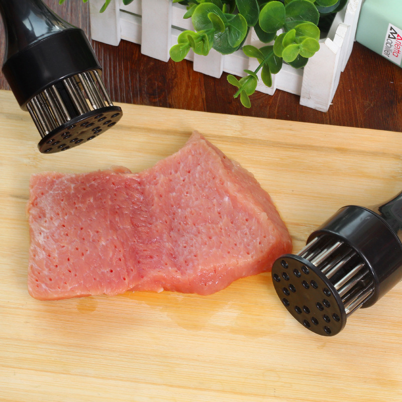 ハンマー肉松肉針厨房家庭用ステンレスステーキ牛肉肉をたたいて鶏肉の若肉針を刺して味を刺します。|undefined