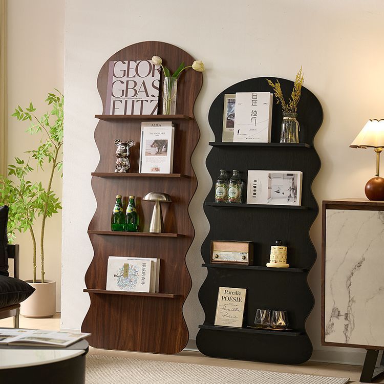Scandinavian Ins Style Bookshelf Magazine Rack Medieval Storage Rack Wall Display Rack Floor-Standing Bookshelf Newspaper Rack Storage Rack