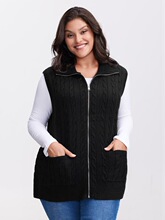 T 44037 Loose Sleeves Vest Sweater �������ױ��� �羳����