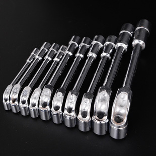 Extended Plum Blossom Mirror Finish L-Shaped Socket Wrench, Hexagonal Pipe Wrench, Tire Wrench, Custom-Made Socket Head Plum Blossom Wrench