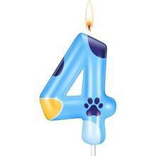 Z 93537 Foot Print Pet Birthday Candle �_Ѿ���L��������Ϟ�T