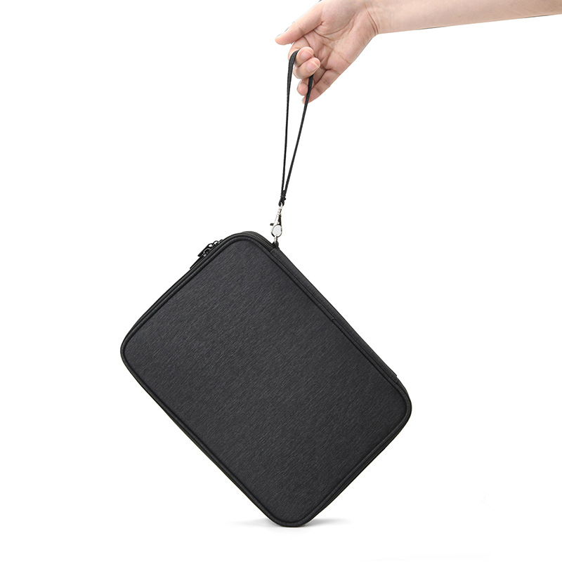 Nuevo bolso de mano ligero de gran capacidad para hombres, bolso de teléfono móvil simple de moda, bolso de almacenamiento de accesorios digitales multifuncional 3C