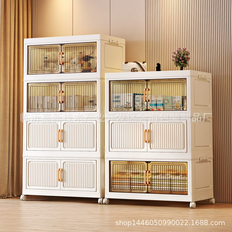 Складной шкаф для хранения одежды, бытовой простой шкаф, пластиковый шкаф с двумя дверями, шкаф для хранения детских вещей в спальне