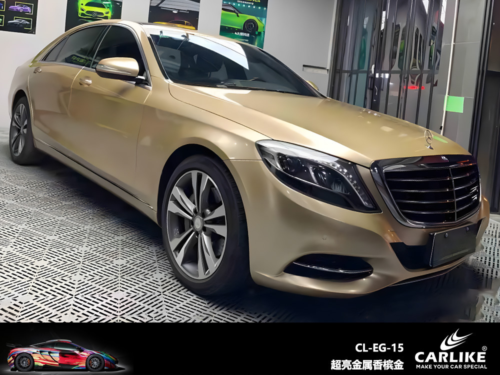 Carlake Super brillante película de cambio de color de metal brillante superficie brillante nacarado punto de inflamación película del cuerpo del coche resalte completo coche que cambia de color belleza del coche
