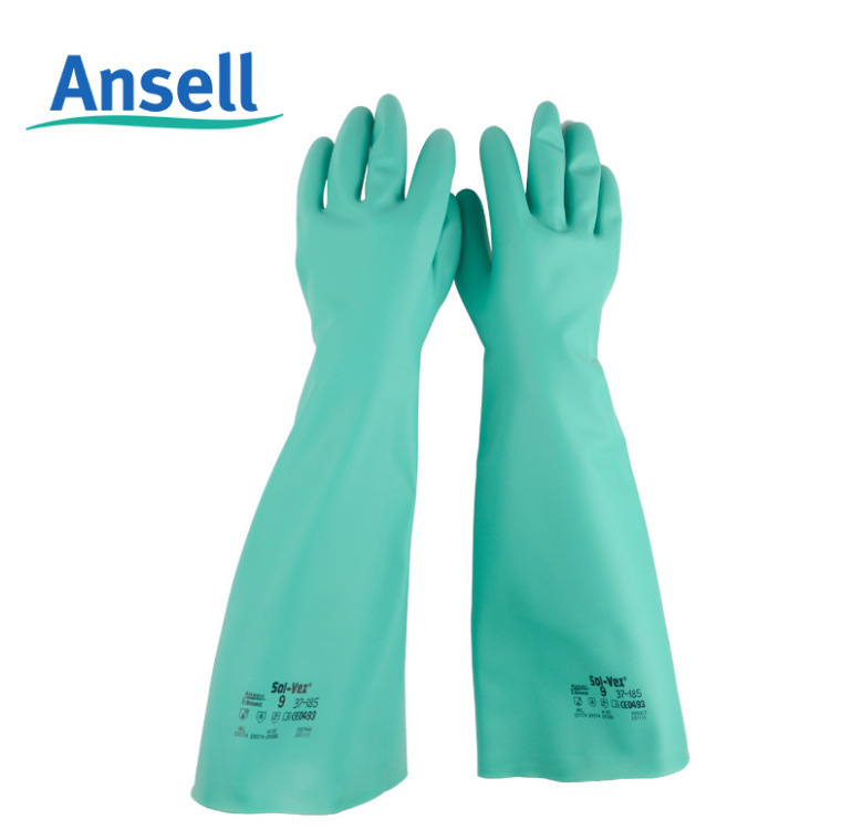 耐溶剂手套\37-185\丁腈\耐酸碱/耐油
