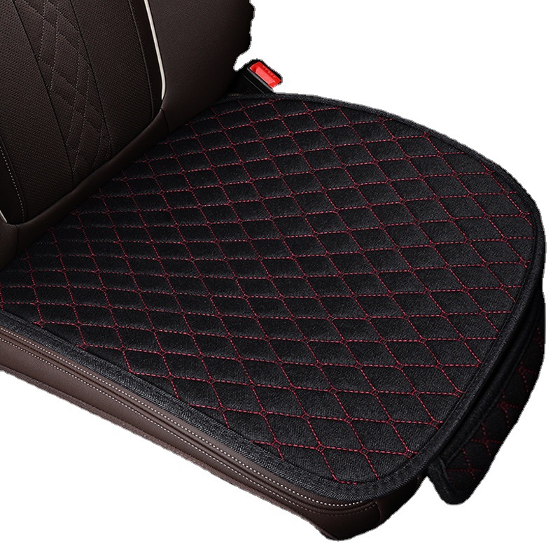 Cojín de coche cuatro estaciones Universal de una sola pieza transpirable sin respaldo de tres piezas verano fresco cojín trasero cojín de asiento de coche funda de cojín