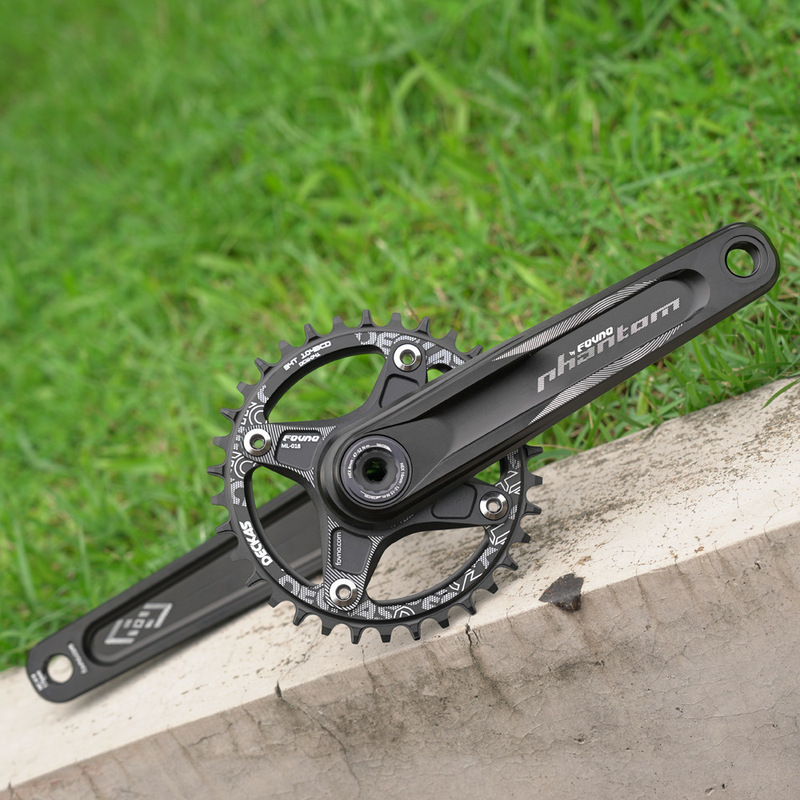 Fovno Phantom Ultra-Light Mountain Bike Crankset 24mm Axis Full Cnc Aluminum Alloy Gxp Crankset