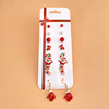 Christmas earrings, set for elderly, European style