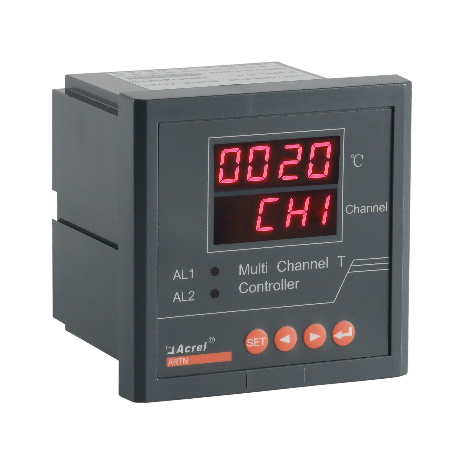 Ankerui ARTM-8 インテリジェント温度検査計器 8 チャンネル PT100 温度測定制御 485 通信付き