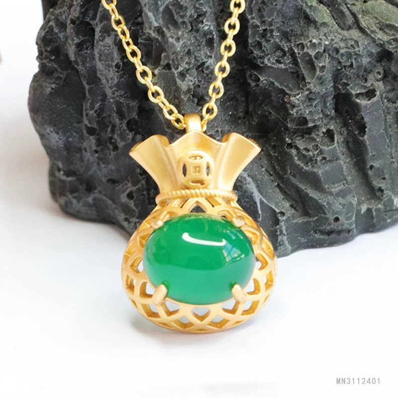 眷钰 Agate pendant, ethnic necklace, ethnic style, wholesale
