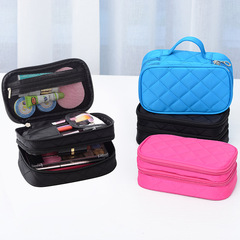New style cosmetic bag toothbrush bag creative honeycomb waterproof makeup box nylon double-layer toothbrush storage bag cross-border wholesale