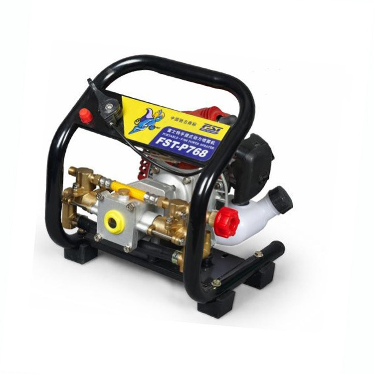 手提式动力喷雾机除草喷药机林业农业喷雾器二冲程汽油高压打药器