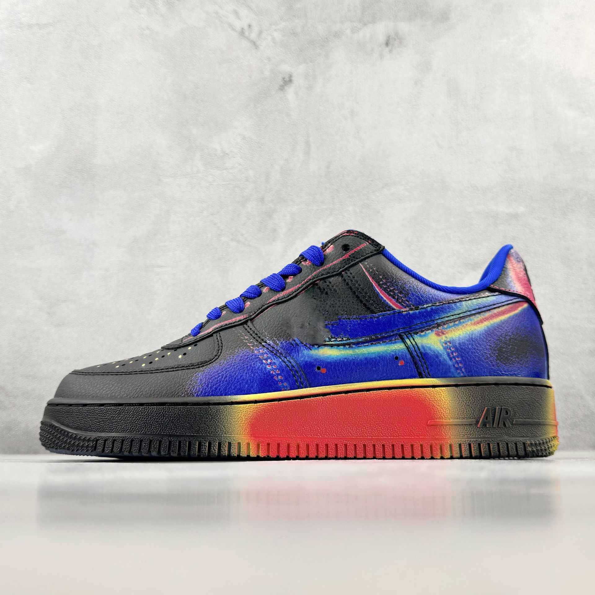 Original Air Force 1 Sneakers Heat Map Gradient Men's Sports Shoes Year of the Horse Limited Edition Af1 Casual Shoes