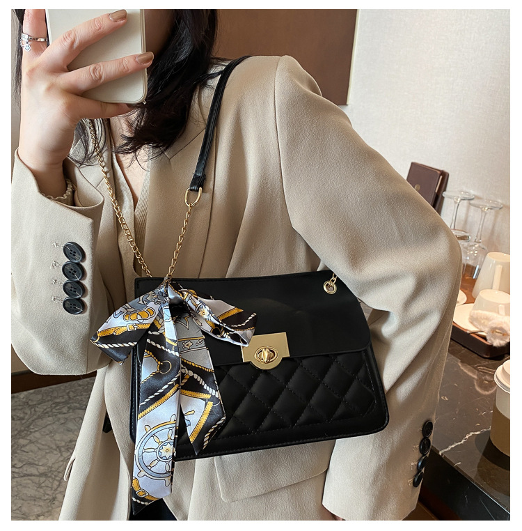 Fashion Rhombus One Shoulder Bag display picture 24