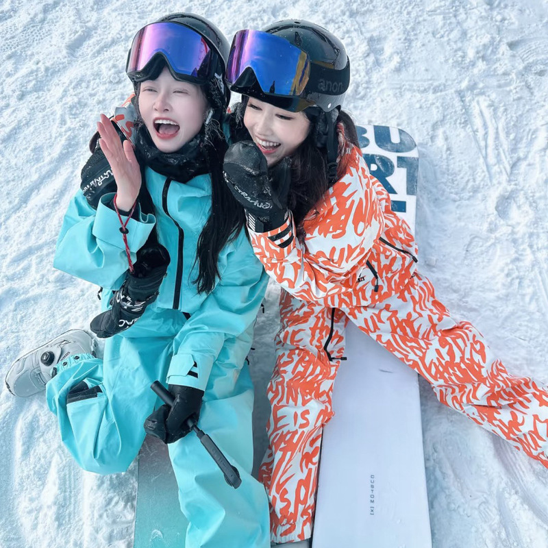 Ak Version Ski Suit Waterproof Burton Mine77 Unisex Tiffany Blue Ski Suit Ski Pants