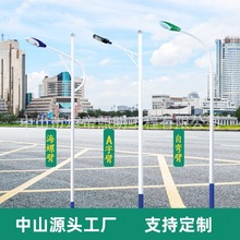 户外新农村市政工程5/6/7/8/9/10米LED接电220V大功率高杆道路灯