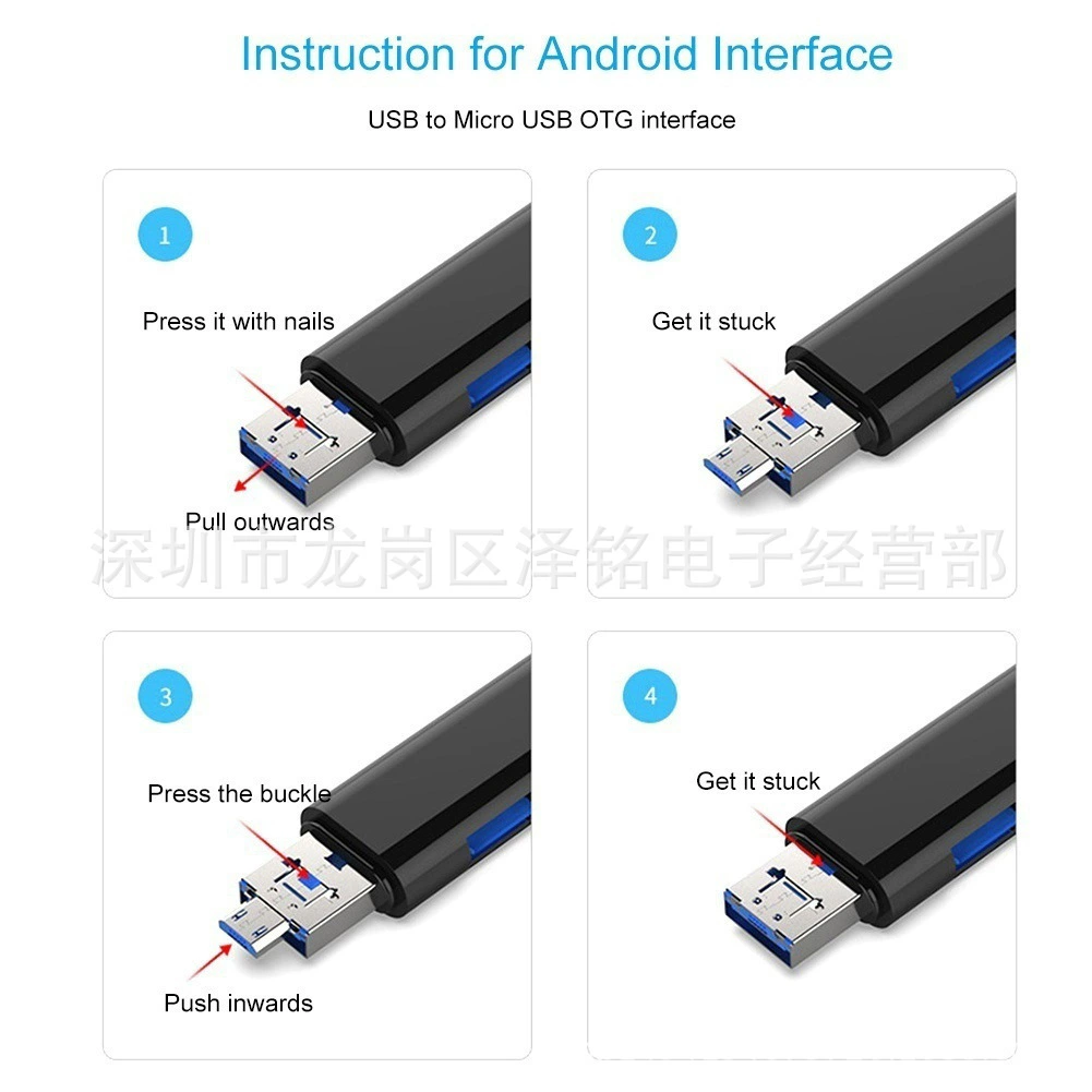 Android GM Type-C считыватель карт читает USB-диск TF карта мультфункциональный Android мобильный телефон универсальный