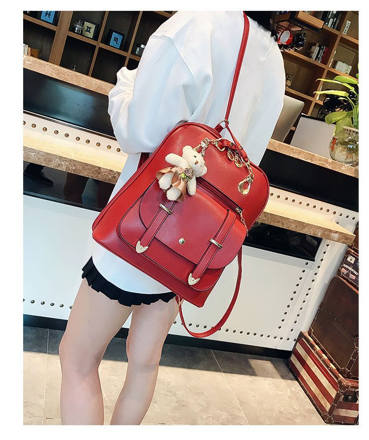 New style backpacks for women, fresh and cute student fashion and casual Korean-style women's bags, cross-border one-piece shipping worldwide undefined