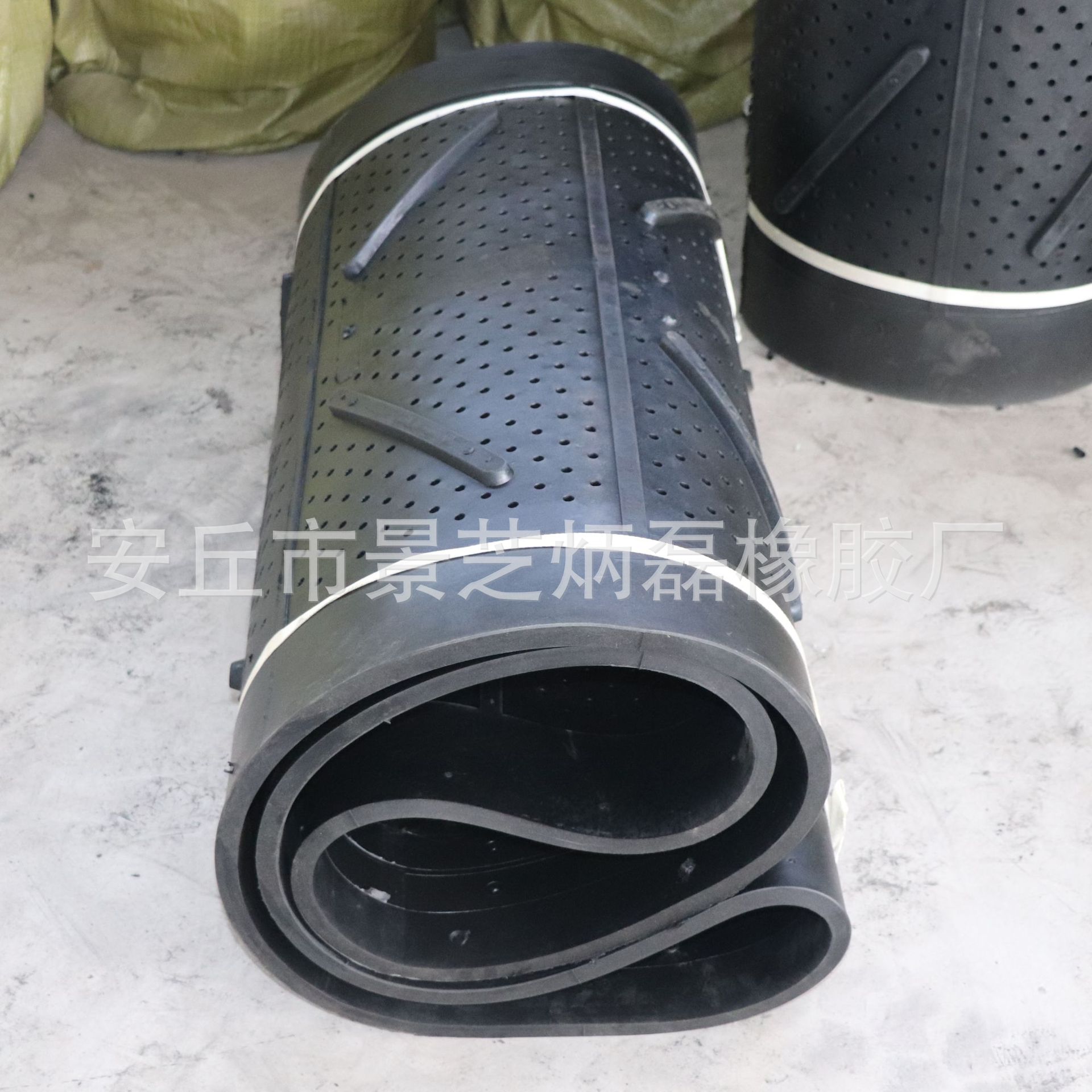 324抛丸机履带326耐磨橡胶履带抛丸机洁净配件专用履带抛丸机履带