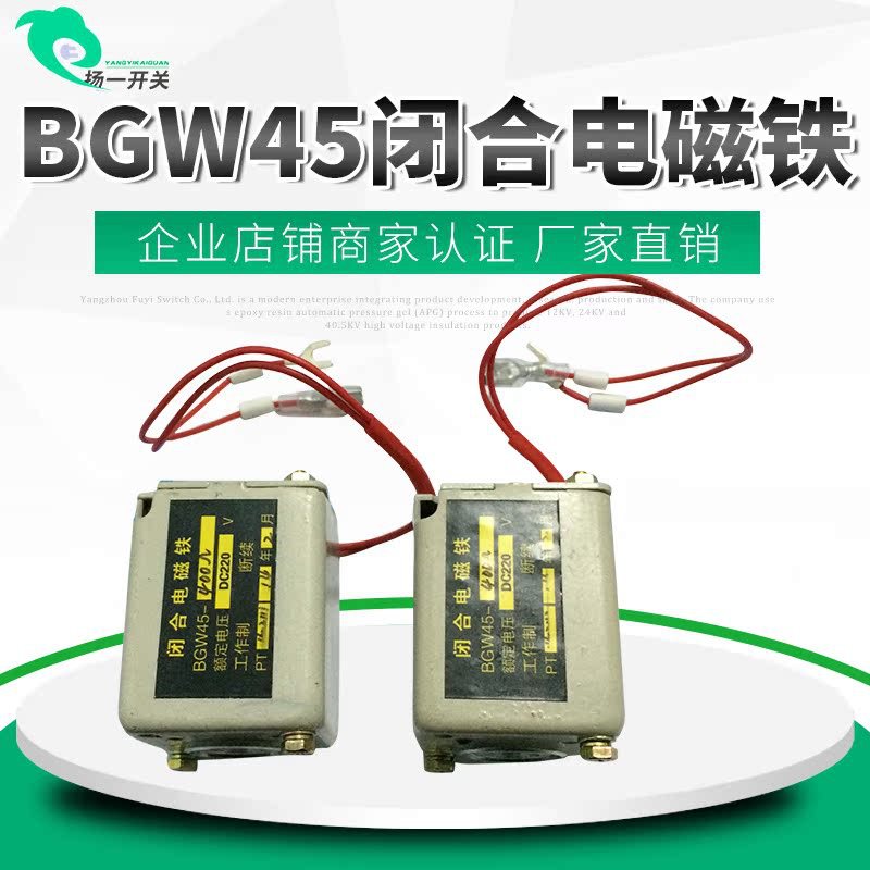 供应BGW45分离脱扣器万能式断路器DW45专用闭合220V