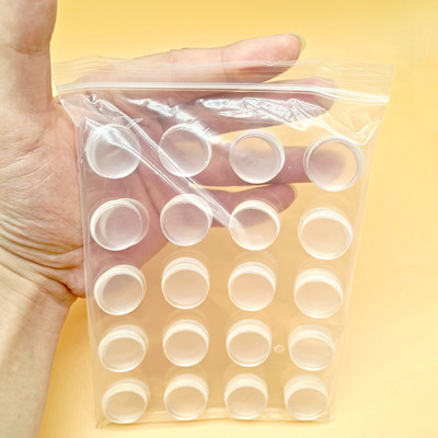 Montaje transfronterizo manija de la puerta transparente almohadilla anticolisión pu silicona fuerte Protector de pared silenciador autoadhesivo junta de goma