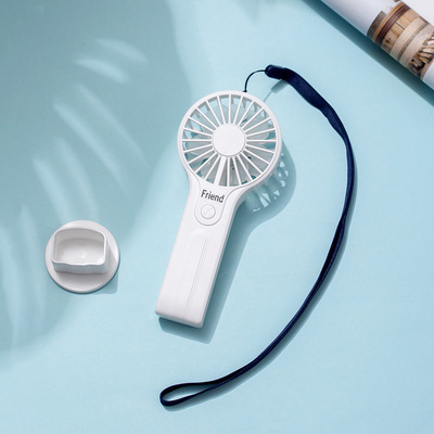 创意新款usb充电朋友圈风扇便携式带挂绳手持简约桌面迷你小风扇|ms