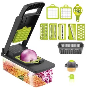 Factory Direct Sales Multifunctional Vegetable Cutting Tool, Fruit and Vegetable Chopper, Slicer, Potato Grater, Dicer, Vegetable Cutter