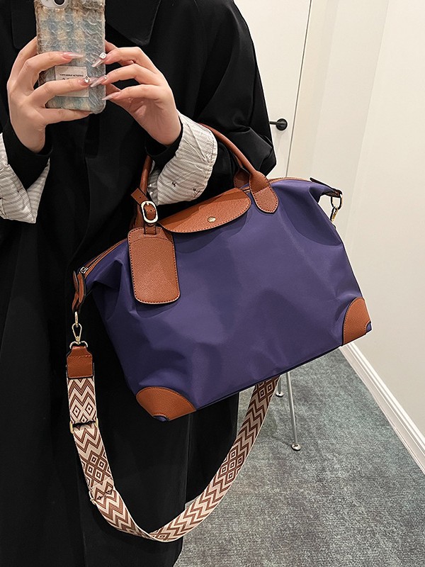 Bolsa de viaje de gran capacidad, mujer nueva Oxford color de lujo ligero viaje diario mochila de hombro